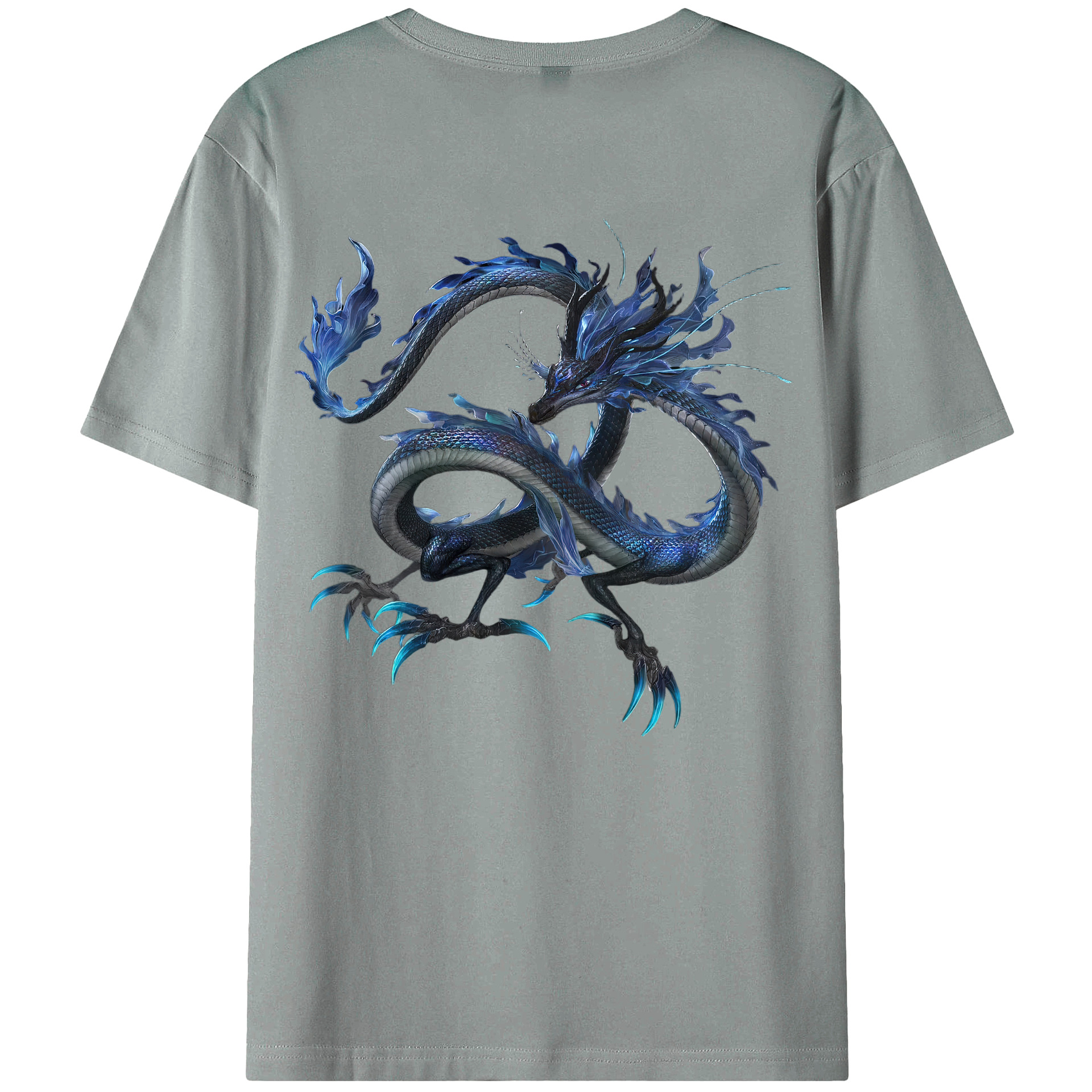 （画像用） Ne Zha 2 ナタ 魔童の大暴れ 綿100％ メンズ半袖Tシャツ（バックプリント） 通気性